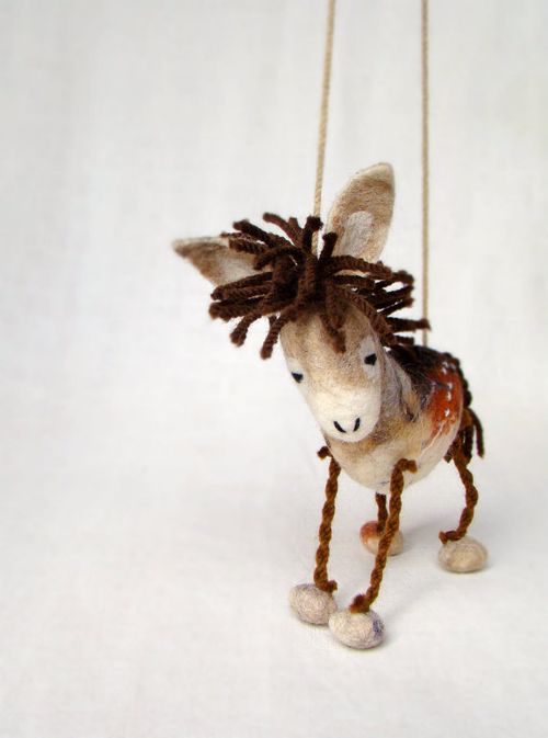 Donkey-puppet-felted-etsy