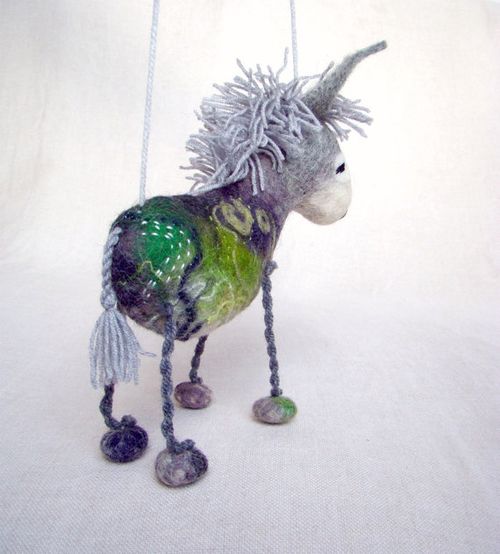 Donkey-felted-puppet
